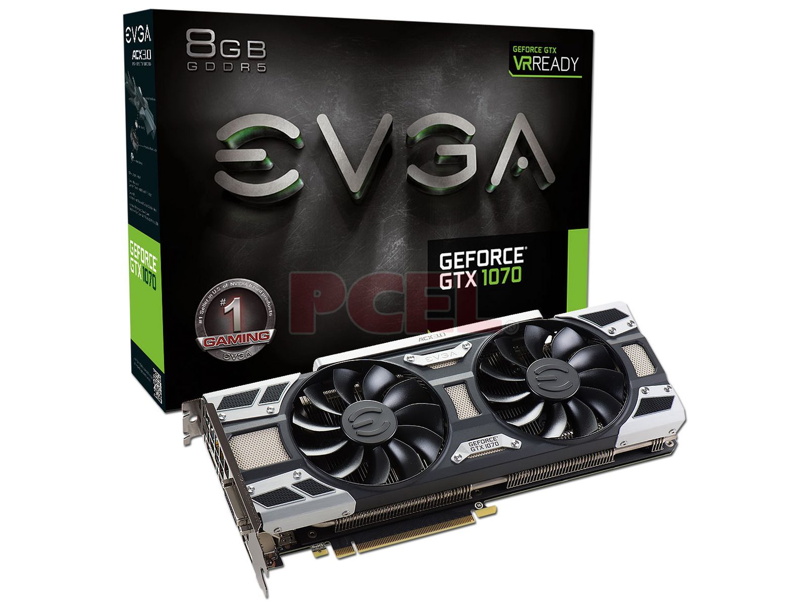EVGA Nvidia GTX 1070 8GB EVGA GeForce GTX 1070 SC GAMING Black
