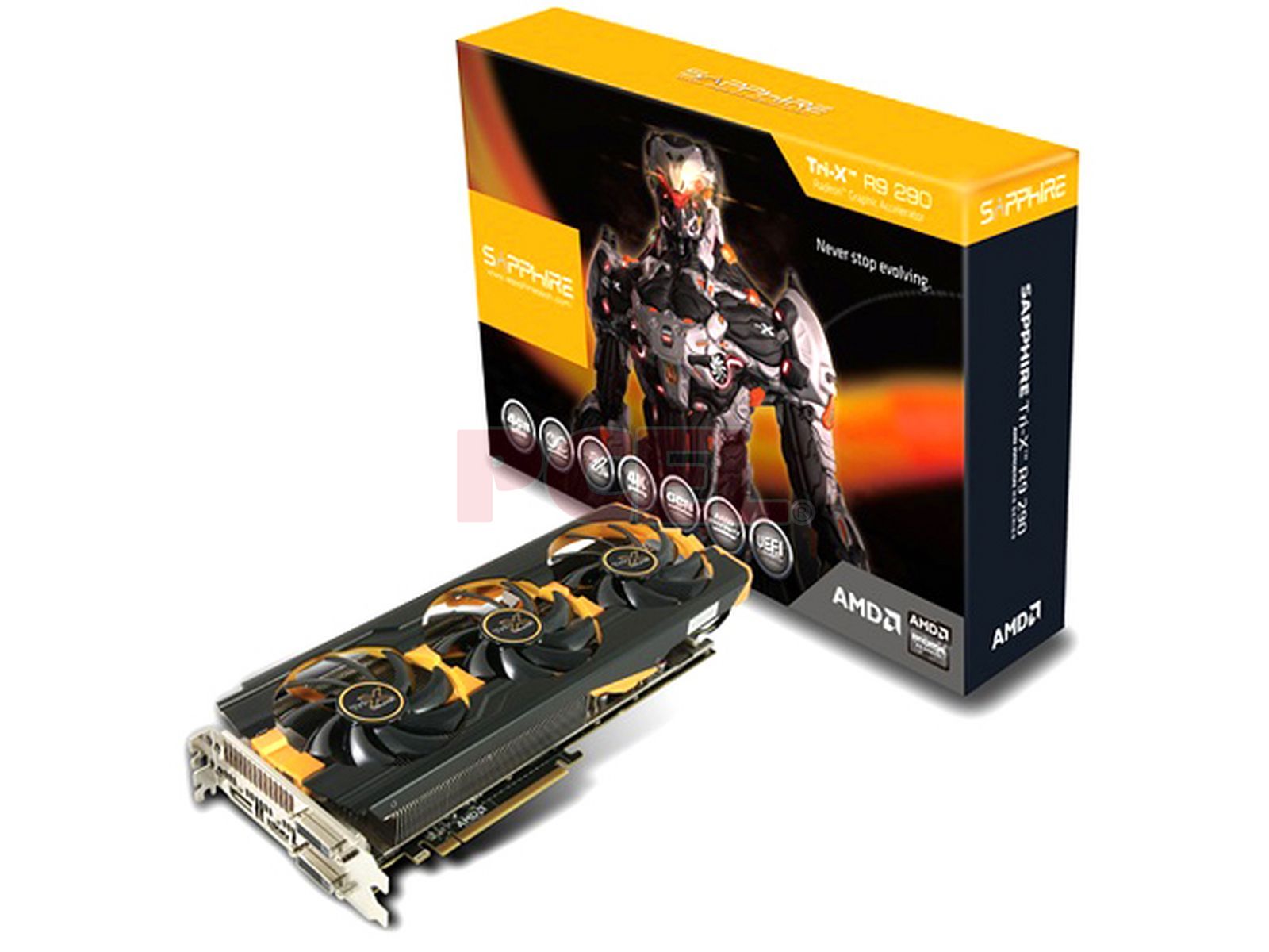 Tarjeta de Video Sapphire Radeon Tri-X R9 290, 4GB GDDR5, Display