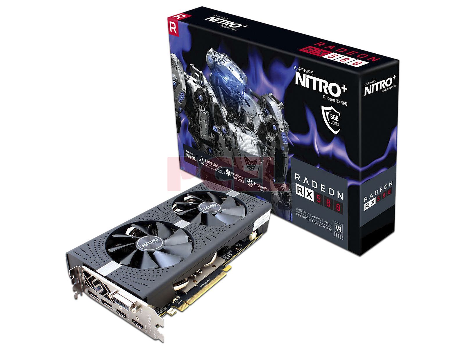 Tarjeta de Video AMD Radeon RX 580 Sapphire NITRO 8GB GDDR5