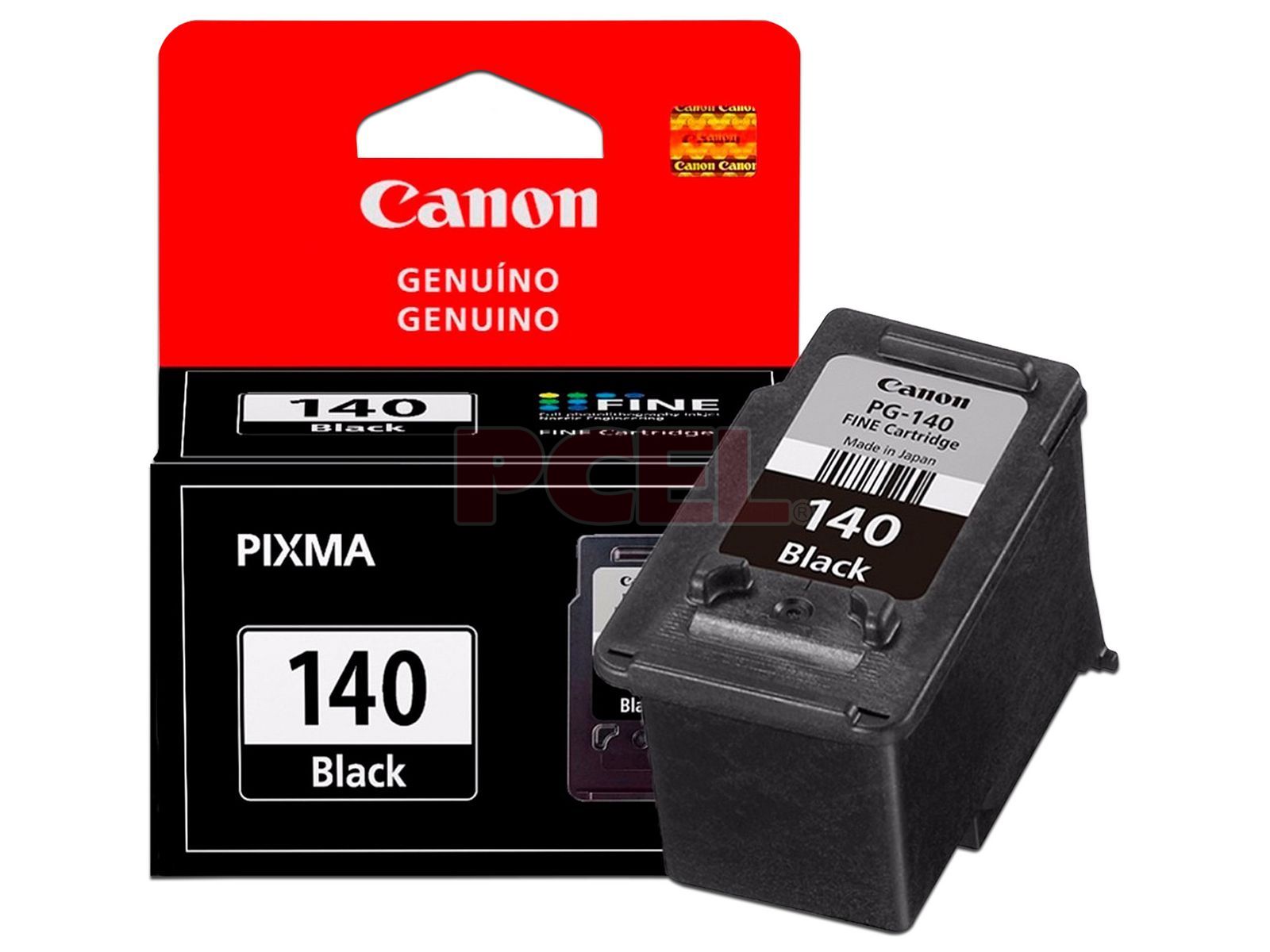 Cartucho de Tinta Canon Negro, Modelo: PG-140.
