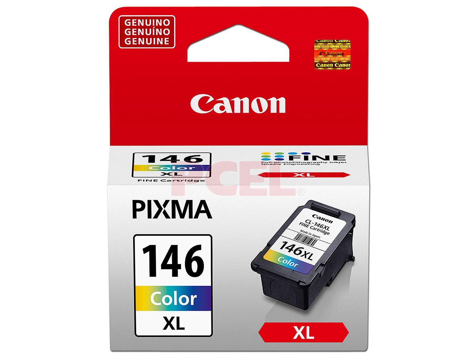 Cartucho de Tinta Canon Color, Modelo: CL-146XL, Alto rendimiento hasta 300  páginas.