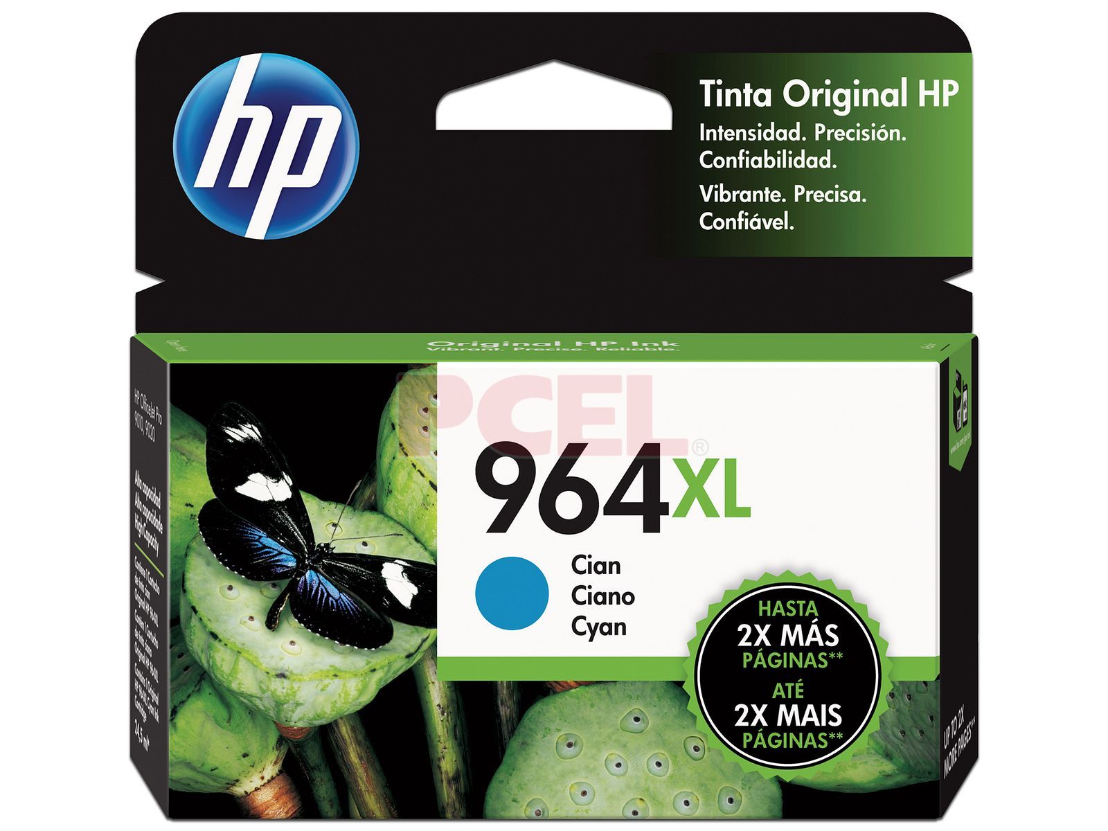 Cartucho de Tinta HP 964XL Cian, Modelo: 3JA54AL.