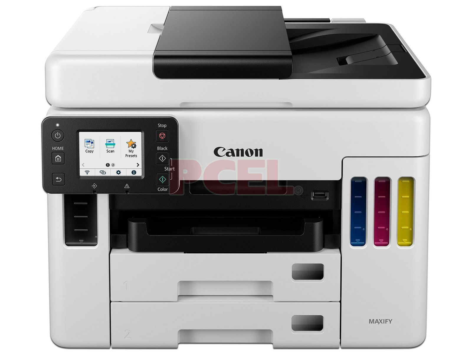 Multifuncional de Tinta Continua Canon Maxify GX7010, Impresora, Copiadora,  Escáner y Fax, Wi-Fi, Ethernet, USB.