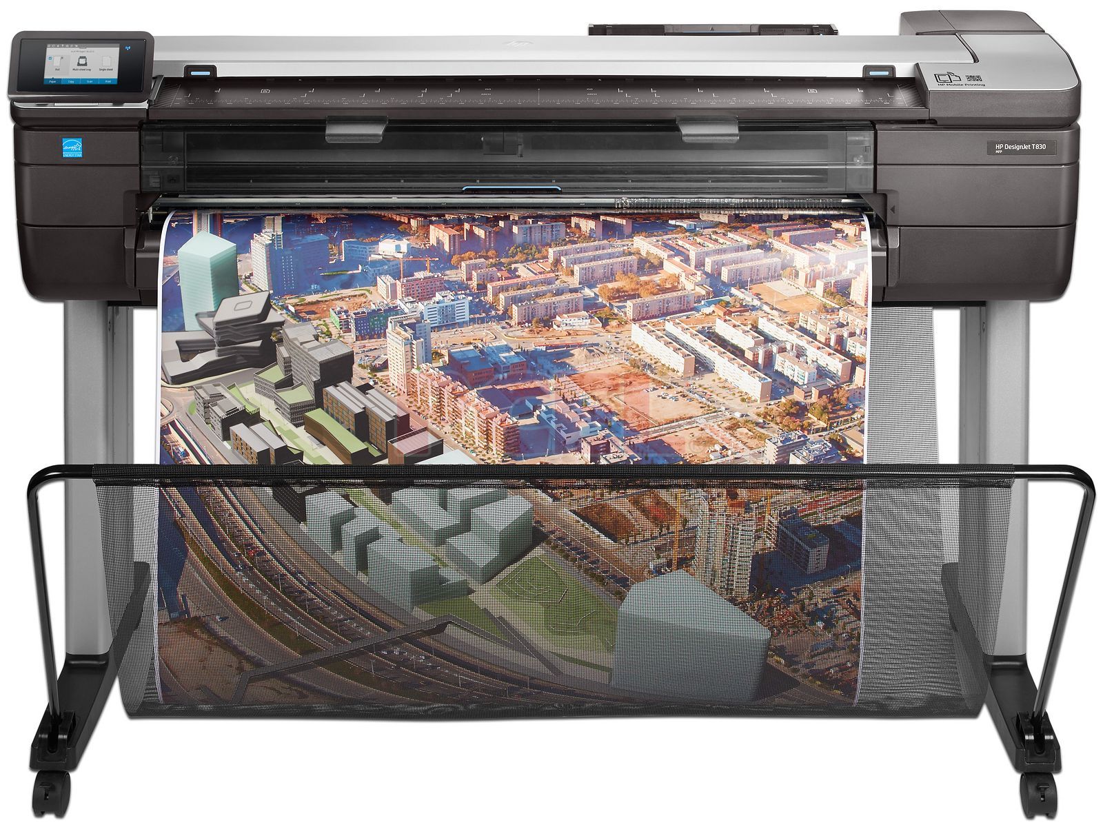 Plotter HP Designjet T830, a Color de 36 pulgadas, hasta 2400 x 1200 dpi,  USB, Ethernet, WiFi.
