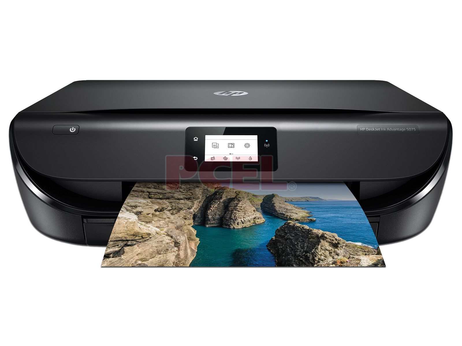 Multifuncional de Inyección de Tinta a Color HP DeskJet Ink Advantage 5075,  Impresora, Copiadora y Escáner, resolución hasta 1200 x 1200 dpi, USB,  Wi-Fi.