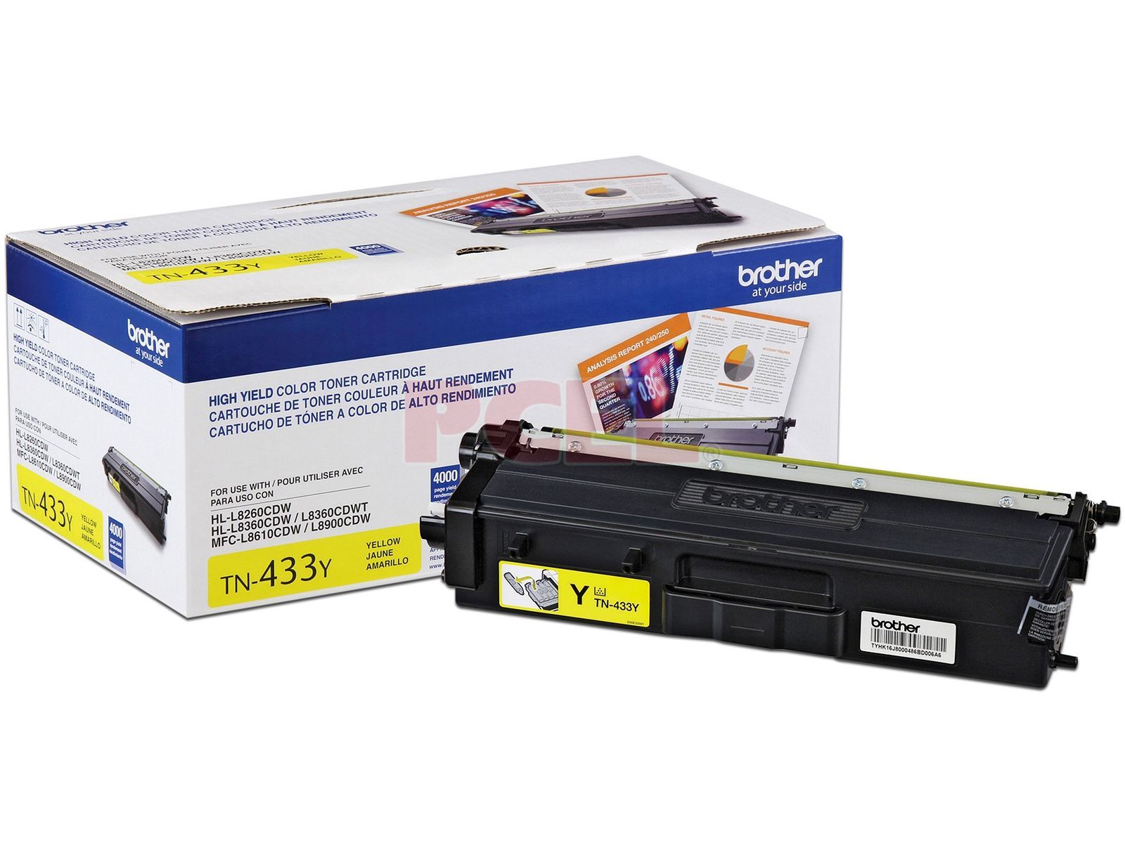 Impresora láser color Brother HL-L8360CDW con kit de tóner negro