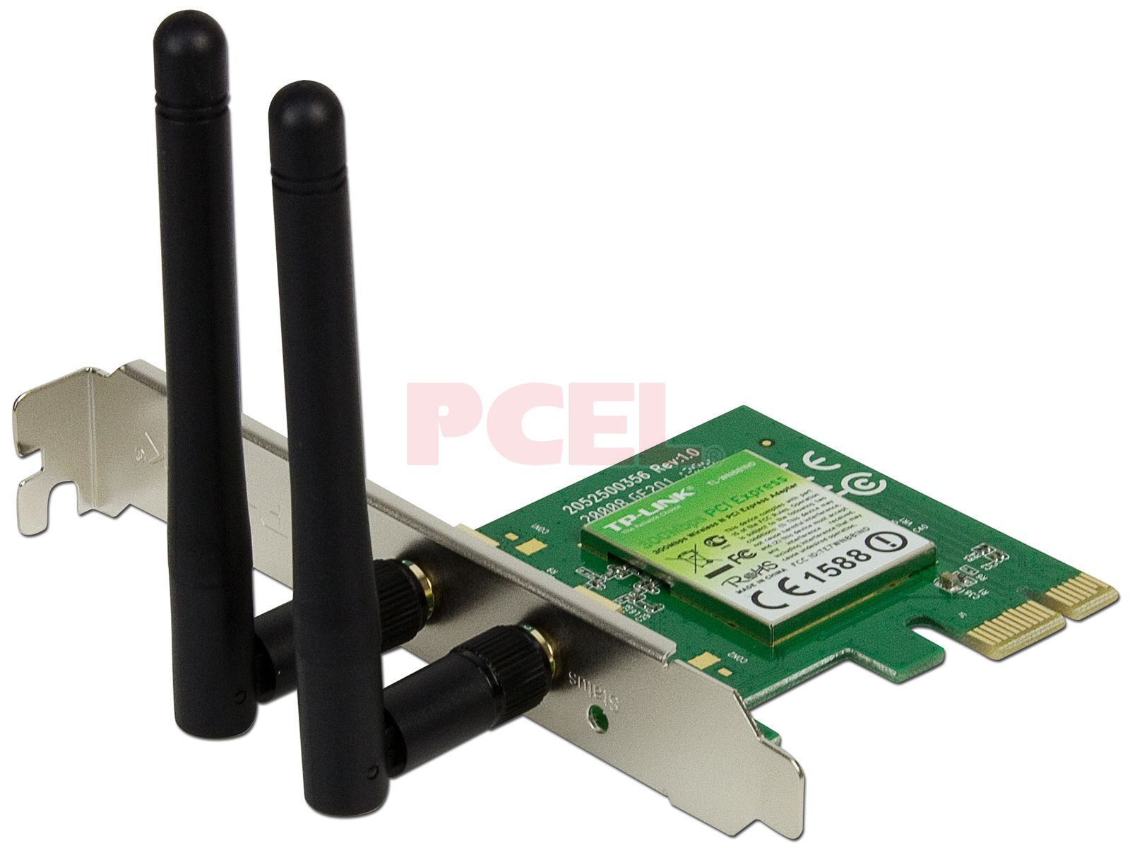 Tarjeta De Red Inalambrica Con 2 Antenas Tp-link Wireless N Wi-fi 4 Hasta 300mbps Pci Express