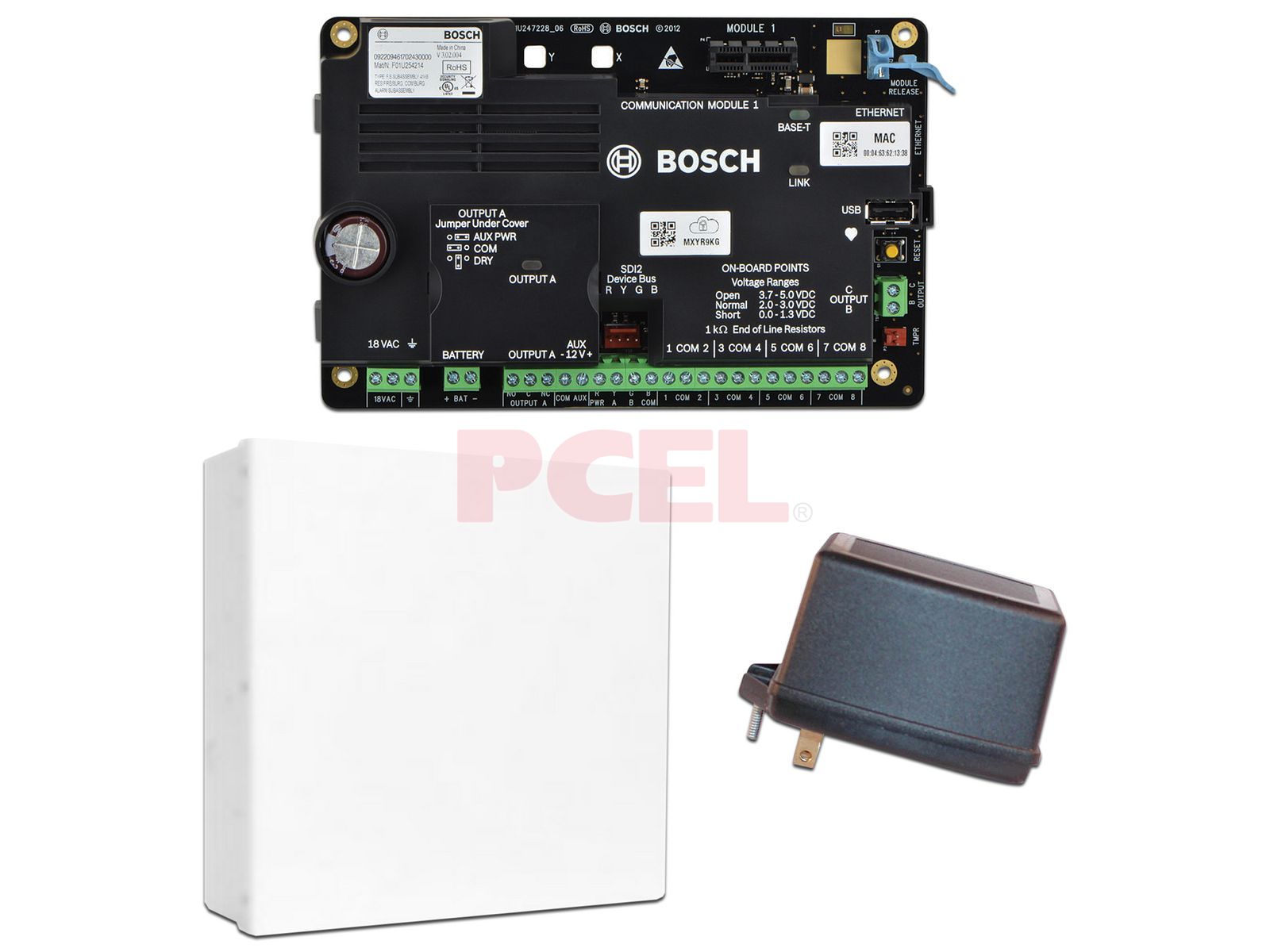 Kit de panel de control Bosch B4512 DP admite hasta 28 puntos