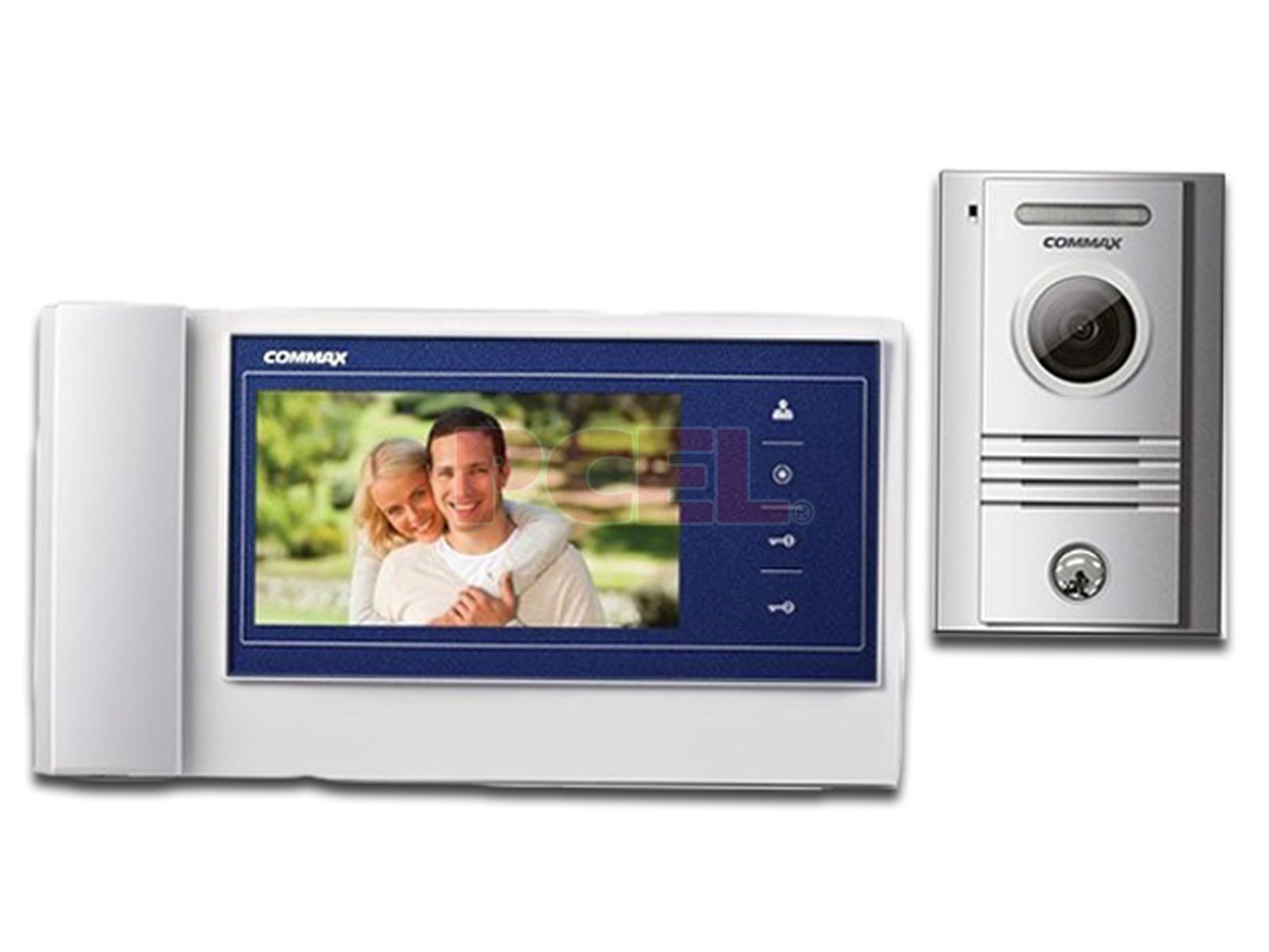 Video Portero Analógico LCD de 7 para manejo de 2 puertas COMMAX