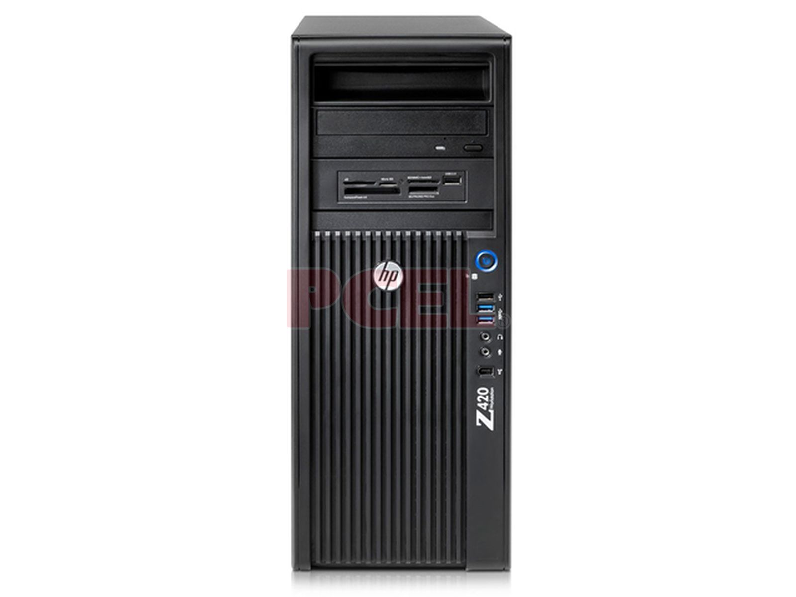 Workstation HP Z420: Procesador Intel Xeon E5-1603 (2.8 GHz), Memoria RAM 8  GB, Disco Duro 500 GB, DVD±RW, Video NVIDIA Quadro K600 (1 GB), Red  Gigabit, Windows 7 Professional (64 bits).