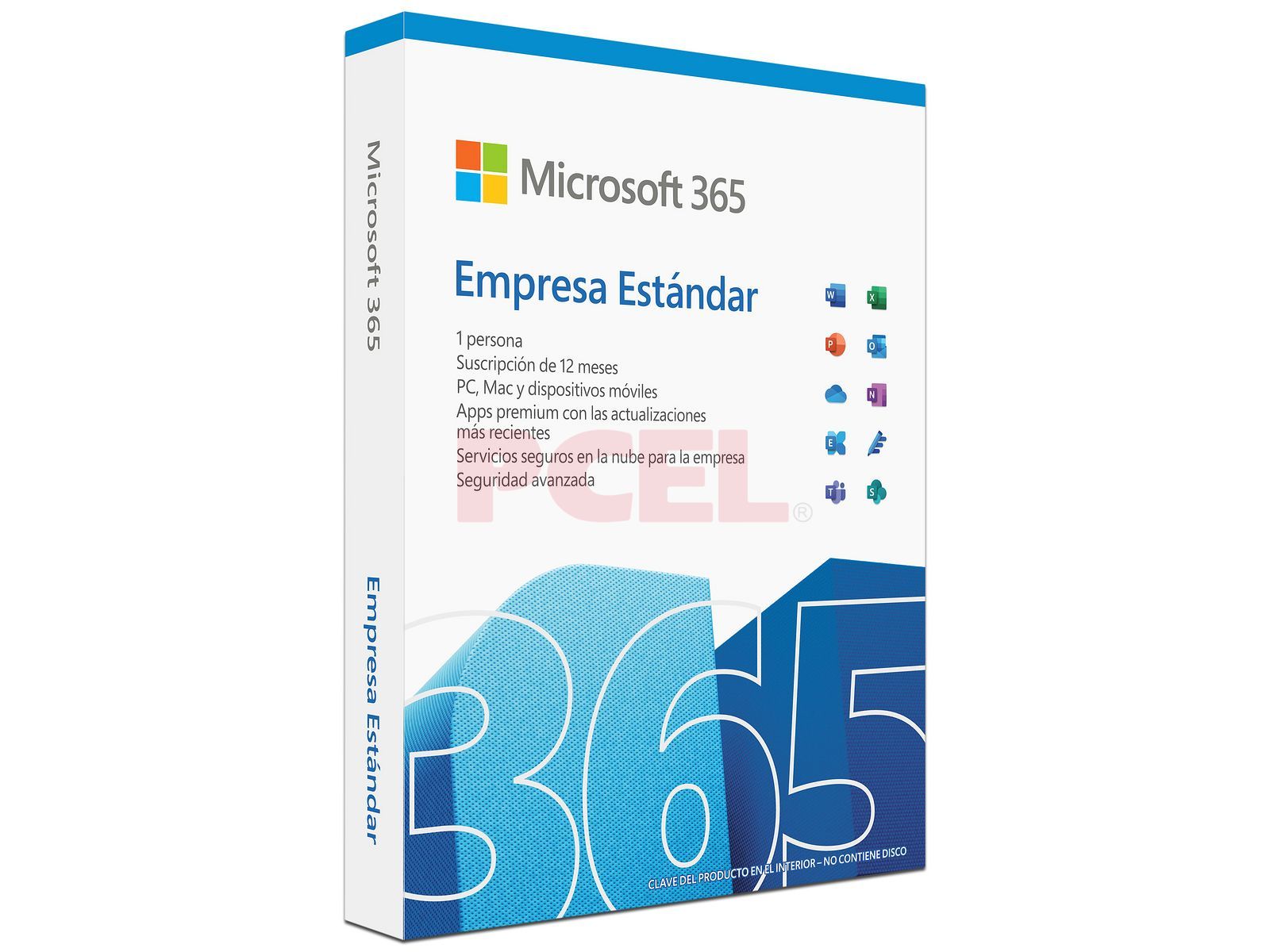 Microsoft 365 Empresa Estándar, 1 Usuario, 5 Dispositivos, Versión en  Español, 1 año. (Tarjeta)