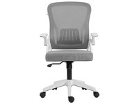 Silla para Oficina Flux Lite EC313, Respaldo de Malla, Espuma de Alta Suavidad, Soporta hasta 100 Kg. Color Blanco.