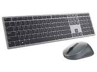 Kit de Teclado y Mouse Inalámbricos DELL KM7321W, Bluetooth, Receptor USB (Versión en español de Latinoamérica). Color Gris.
