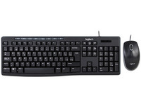 Kit de Teclado y Mouse Logitech Media Combo MK200, USB. Color Negro. (Versión en Español)