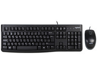 Kit de Teclado y Mouse Logitech MK120, USB. Color Negro. (Versión en Español).