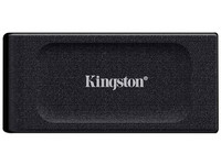Unidad de Estado Sólido Portátil Kingston XS1000 de 1TB, Velocidad de Lectura de 1050 MB/s, Velocidad de Escritura de 1000 MB/s, USB 3.2. Color Negro.