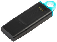 Unidad Flash USB 3.2 Kingston DataTraveler Exodia de 64GB. Color Negro.