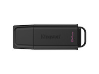 Unidad Flash USB 3.2 Gen 1 KINGSTON DataTraveler Exodia de 64GB. Color Negro.