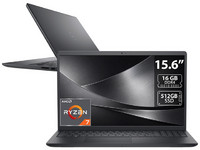 Laptop DELL LDC15255-7656BLK-PUS: 
Procesador AMD Ryzen 7 7730U (hasta 4.5 GHz), 
Memoria de 16GB DDR4, 
SSD de 512GB, 
Pantalla de 15.6