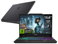 Laptop Gamer MSI Cyborg A15: 
Procesador AMD Ryzen 9 270 (hasta 5.2 GHz), 
Memoria de 16GB DDR5, 
SSD de 1TB, 
Pantalla de 15.6