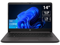 Laptop HP 240 G8 : 
Procesador Intel Core i5 1135G7 (hasta 4.2 GHz), 
Memoria de 16GB DDR4, 
SSD de 1TB, 
Pantalla de 14