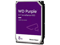Disco Duro Western Digital Purple Surveillance 8TB, Caché 256MB, 5400 RPM, SATA III (6.0 Gb/s).