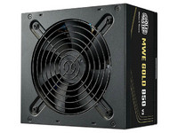 Fuente de Poder CoolerMaster MWE Gold V3 de 850W, 80 Plus Gold, Color Negro.