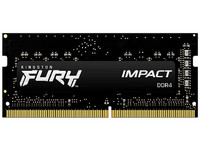 Memoria SODIMM Kingston FURY Impact DDR4 PC4-25600 (3200MHz), CL20, 16GB.
