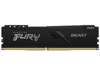 Memoria DIMM Kingston Fury Beast DDR4 PC4-25600 (3200MHz), CL16, 32GB.