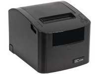 Impresora Térmica para Tickets EC Line EC-PM-80330 de 80mm, Velocidad de Impresión de hasta 300mm/s, Cortador de Papel Automático, Ethernet, Interfaz Serial, USB, Color Negro.
