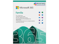 Microsoft 365 Family FPP, Licencia para Uso Doméstico, Hasta 6 Usuarios, Incluye Almacenamiento en la Nube.