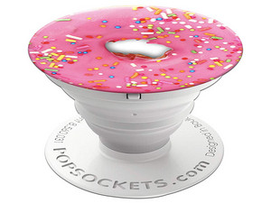 Soporte universal PopSockets Pink Donut para smartphone. Color Rosa.