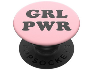 Soporte universal PopSockets Girl Power para smartphone. Color Rosa.