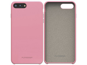 Funda PureGear SofTek para iPhone 7 Plus, 6s Plus, 6 Plus. Color Rosa