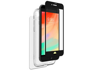 Carcasa protectora 360 ZAGG para iPhone 8 Plus. Color transparente.