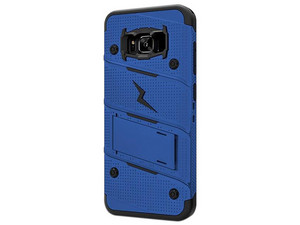Funda ZIZO Bolt para SAMSUNG S8 Plus con clip y mica de pantalla. Color Azul.