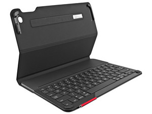 Funda con teclado Logitech para iPad Air 2, Bluetooth. Color negro.