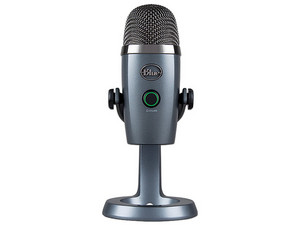 Micrófono profesional Blue Yeti Nano, Respuesta de frecuencia de 20-20,000Hz, USB. Color Gris.