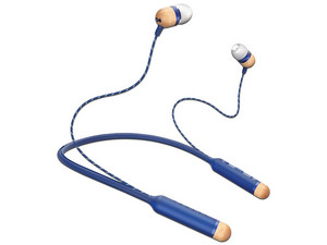 Audífonos manos libres House of Marley Smile Jamaica con batería recargable, Bluetooth. Color Azul.