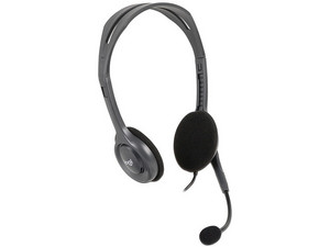 Audífonos con micrófono Logitech Stereo Headset h111.