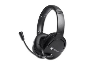 Audífonos inalámbricos con Micrófono Nextep NE-424, Bluetooth. Color Negro.