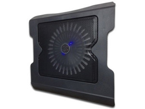 Base enfriadora Brobotix universal con ventilador, Color Negro.