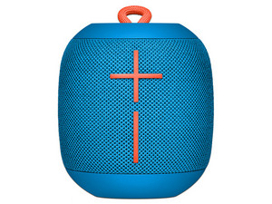 Bocina portátil recargable Logitech Wonder Boom, Bluetooth. Color Azul.