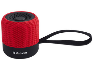 Bocina inalámbrica Verbatim 70230, Bluetooth. Color Rojo.