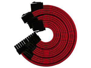 Kit de Cables Yeyian para fuente de poder, 30cm, Color Rojo.