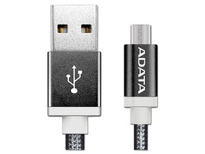 Cable ADATA USB 2.0 macho/MicroUSB macho de 1m. Color Negro.