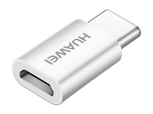 Adaptador Huawei USB-C a Micro USB. Color Blanco.