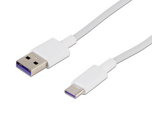 Cable USB Huawei Tipo-C a USB Tipo A (M-M), 1M, Carga rápida. Color Blanco.
