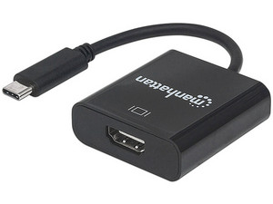 Convertidor Manhattan 151788 de USB-C 3.1 a HDMI.