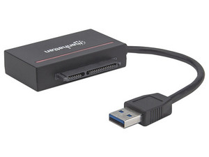Cable Adaptador Manhattan USB 3.0 a SATA tipo L y CFAST.